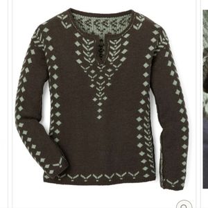 Royal Robbins Autumn Pine Reversible Pullover Sweater